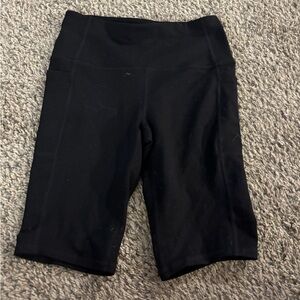 Women's Black Biker Shorts